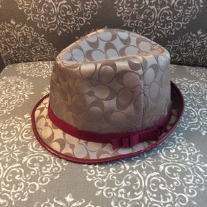 Coach fedora hat